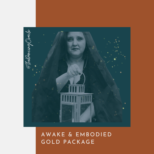 woman in black head covering holding lantern